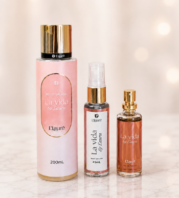 Kit La Vida Body Splash + Perfume + Perfume de Cabelo