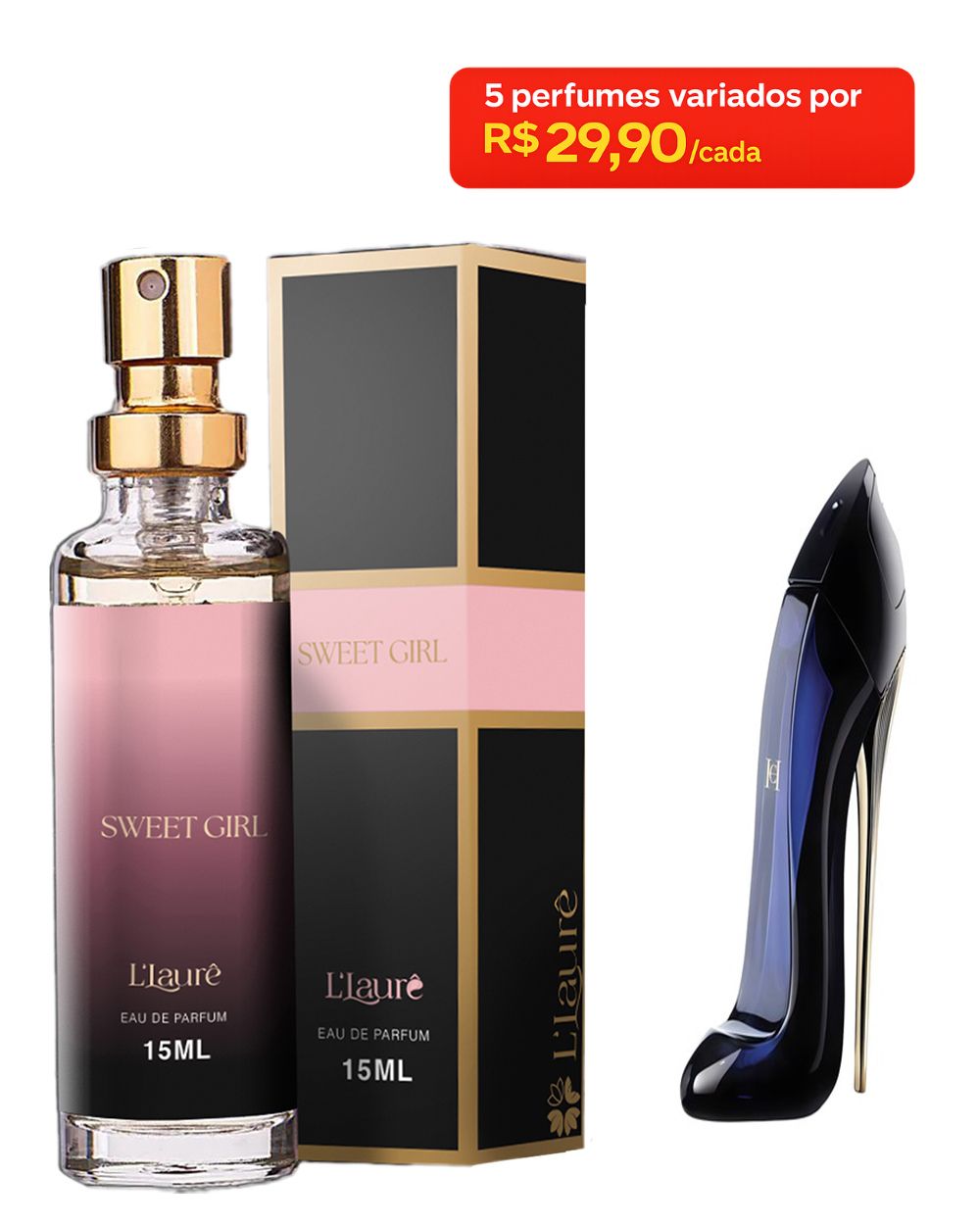 Perfume Feminino Sweet Girl 15mL L'Laurê