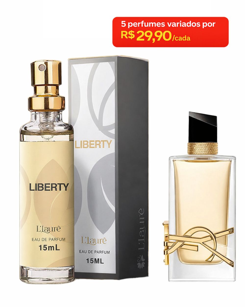 Perfume Feminino Liberty 15mL L'Laurê
